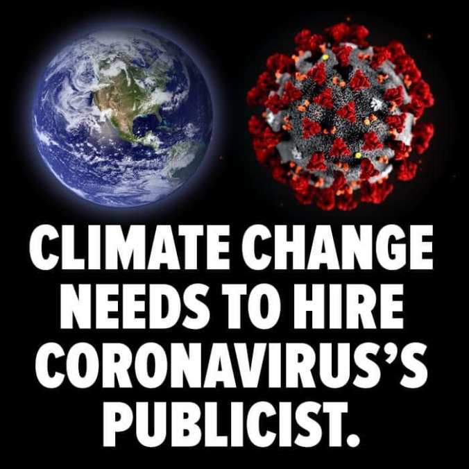 Coronavirus vs Climate change
